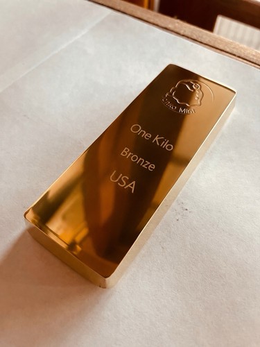 1kg bronze ingot bar - (2.2,